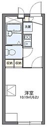 レオパレスセディアコート 1階1Kの間取り