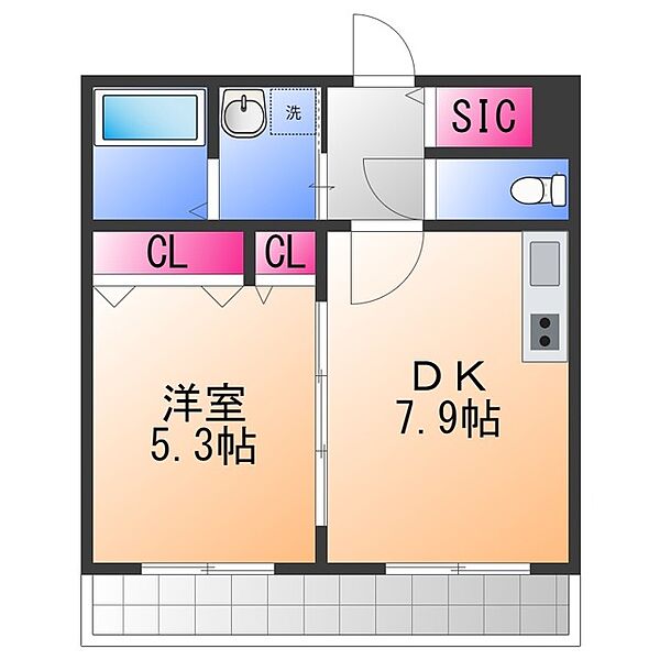 アビタシオンイサム ｜大阪府泉佐野市市場西２丁目(賃貸マンション1DK・1階・35.00㎡)の写真 その2