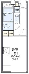 レオパレスTAKA 1Kの間取図画像