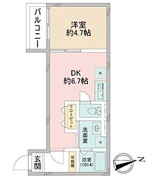 間取図画像 1DK