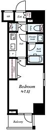 ブライズ板橋クレヴィスタ 1Kの間取図画像