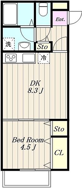 フォレスト上鶴間 203｜神奈川県相模原市南区上鶴間６丁目(賃貸アパート1LDK・2階・32.90㎡)の写真 その2