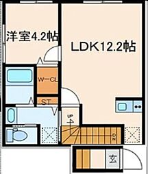 エクセルコート江古田 1LDKの間取図画像