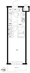 ルーブル川崎宮前平 1Kの間取図画像