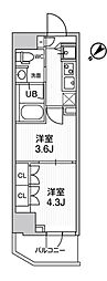 ARKMARK巣鴨Sta. 2Kの間取図画像