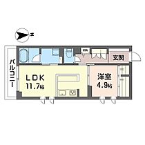 ナビューレ戸田公園 00301 ｜ 埼玉県戸田市本町２丁目1957-6（賃貸マンション1LDK・3階・45.72㎡） その2