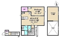 仮)J・URBAN永福町 1LDKの間取図画像