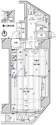 スプレスター上野根岸 1LDKの間取図画像