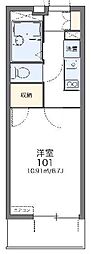 代官町 1Kの間取図画像