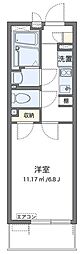 ヒカリレジデンス 1Kの間取図画像