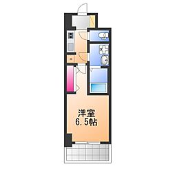 S-RESIDENCE堺blaze 1Kの間取図画像