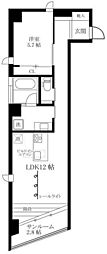 開洋館 1LDKの間取図画像