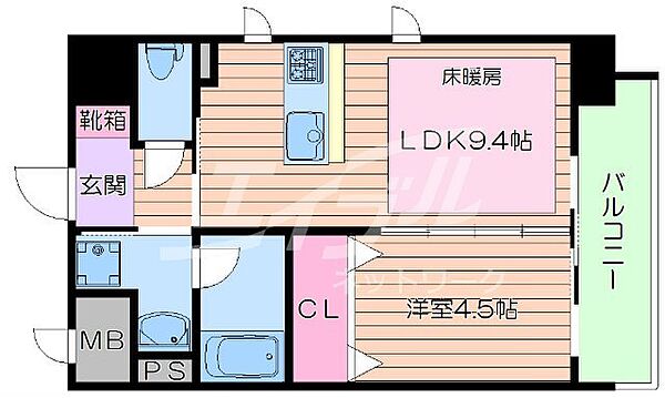 大阪府吹田市垂水町３丁目(賃貸マンション1LDK・10階・36.45㎡)の写真 その2