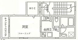 メゾンドリラ 1Kの間取図画像