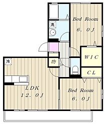 ソフィア2 2LDKの間取図画像