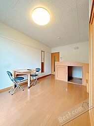 水間鉄道 森駅 徒歩2分の賃貸アパート 1階1Kのリビング/ダイニング