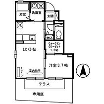 ソレイユ　デュオ  ｜ 大阪府堺市北区百舌鳥梅北町４丁（賃貸アパート1LDK・1階・33.67㎡） その2