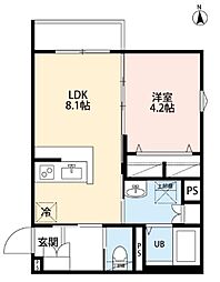 robot home 舎人公園II 1LDKの間取図画像