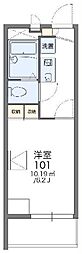 レオパレス新百合 1Kの間取図画像