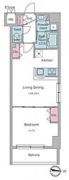 LIGHTTERRACE押上 1LDKの間取図画像