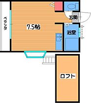 ソレイユ七隈I 101 ｜ 福岡県福岡市城南区七隈７丁目24-11（賃貸アパート1R・1階・19.60㎡） その2