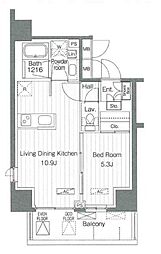 間取図画像 1LDK