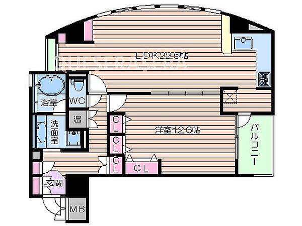 グレンパーク梅田北 ｜大阪府大阪市北区中崎３丁目(賃貸マンション1LDK・3階・82.47㎡)の写真 その2