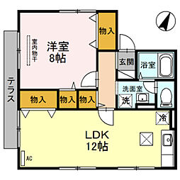 間取図画像 1LDK