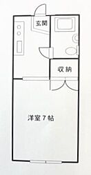 間取図画像 1K