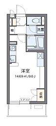 パークヒルズ妙蓮寺 ワンルームの間取図画像