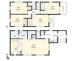 Ｓｕｍａｉｔｏ千葉市若葉区千城台東02 4LDKの間取り
