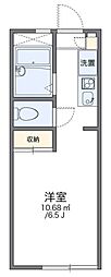 レオパレスアドヴェントKABU 1Kの間取図画像