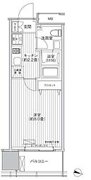 桜ヒルズ九段北 1Kの間取図画像