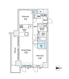 パークキューブ小岩 8階