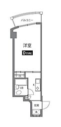 タピエス・"R"・フラット 1Kの間取図画像
