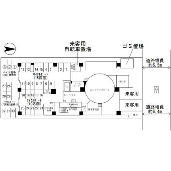 京都府京都市中京区一蓮社町(賃貸マンション2LDK・7階・49.08㎡)の写真 その20