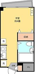 メゾン中葛西 ワンルームの間取図画像
