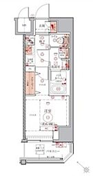 GRANDVANPREMIUM新小岩 1Kの間取図画像