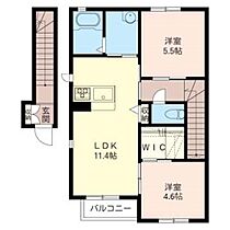 Ｓクラヴィエ　I 00202 ｜ 群馬県高崎市上並榎町924-4（賃貸アパート2LDK・2階・56.50㎡） その2