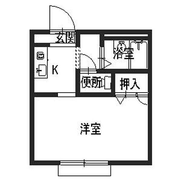 メゾンド・ヴェールＦ 0102｜大阪府阪南市下出(賃貸アパート1K・1階・23.07㎡)の写真 その2