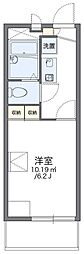 レオパレスKTII 2階1Kの間取り