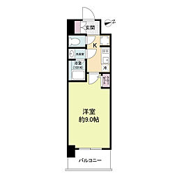 間取図画像 1K