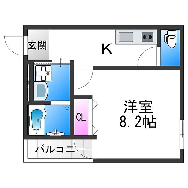 フジパレス平野郷III番館 ｜大阪府大阪市平野区平野上町１丁目(賃貸アパート1K・1階・28.26㎡)の写真 その2