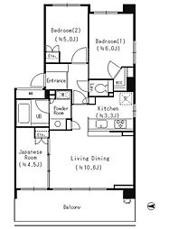 パークアクシス大船 3LDKの間取図画像