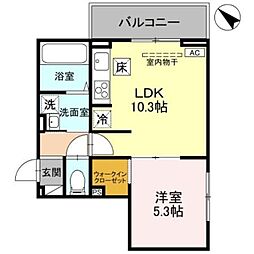 間取図画像 1LDK