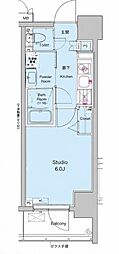 ガーラ・グランディ川崎榎町 1Kの間取図画像