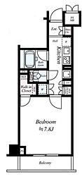 ルーブル下丸子参番館 1Kの間取図画像
