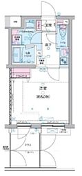 ジェノヴィア三軒茶屋グリーンヴェール 1Kの間取図画像
