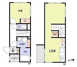 ASTILE高田馬場 1LDKの間取図画像