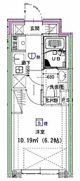 杉並区和田1丁目マンション 1Kの間取図画像